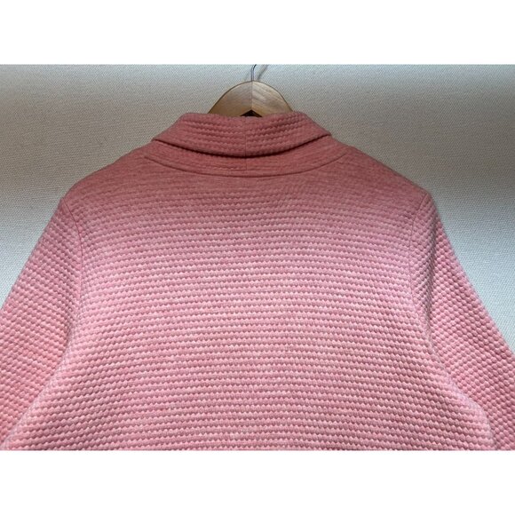 T By Talbots Women's Turtleneck Pullover Sweater Long Sleeve Sz XLp Pink Stretch - Picture 8 of 9